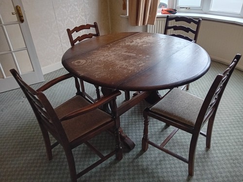 Antique 1960s 70s dining - 4, 1960s/