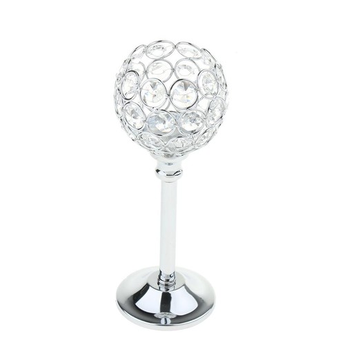 Crystal candle holder - crystal,