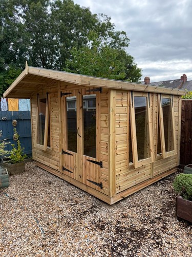 10x8 garden summer house heavy - garden,