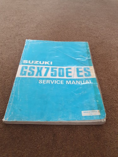 Suzuki gsx750e service - gsx750e/es,
