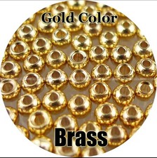 Hothead and Metallic Countersunk Brass Beads 2.8 3.3 3.8 mm Fly Tying