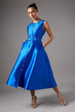 Coast Cobalt Midi Dress Womens Occasion Dresses