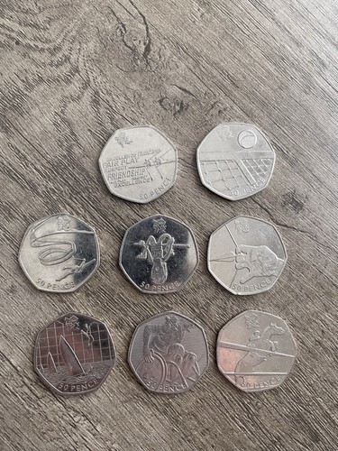 London 2012 olympic 50p - 8x,