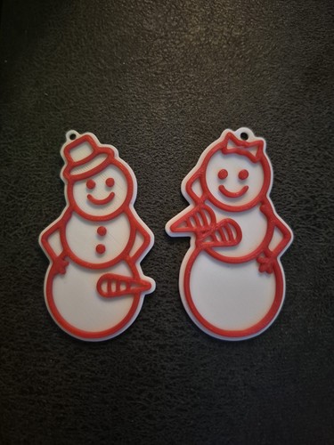 Cheeky snowman snowwoman rude - cheeky,