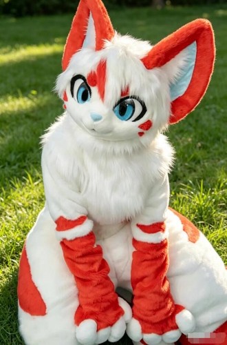 Long fur husky dog fox - long,