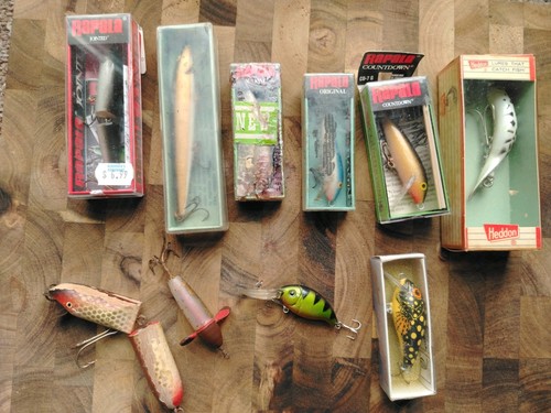 Vintage fishing lures lot - vintage, 5