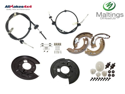 Hand brake cables shoe kit - brake,