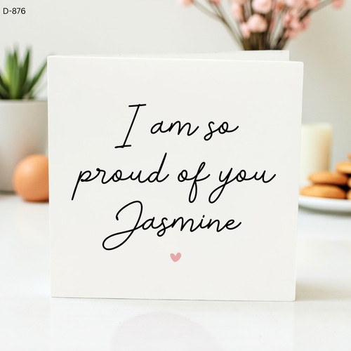 Proud of you - am,