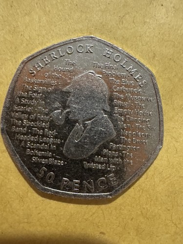 Sherlock holmes 50p fifty - sherlock,