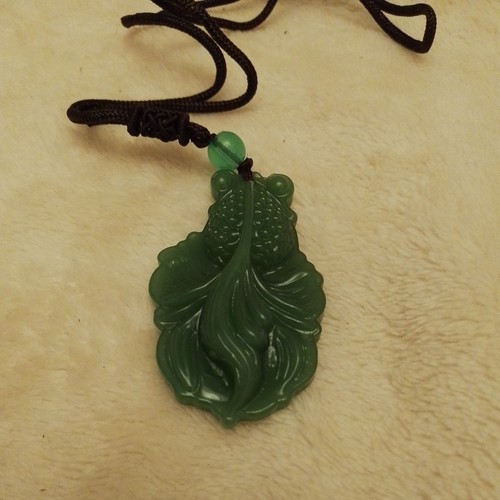 Green coloured fantail - green,