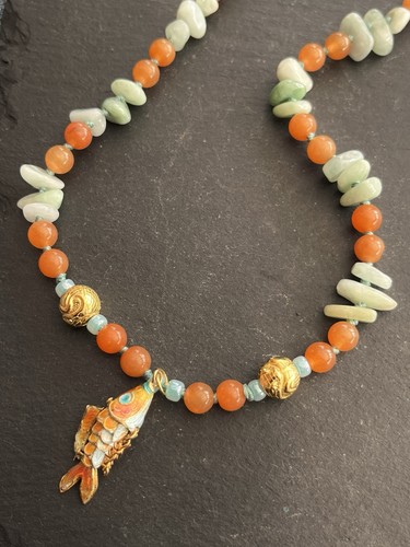 Amazonite red aventurine hand - amazonite,,