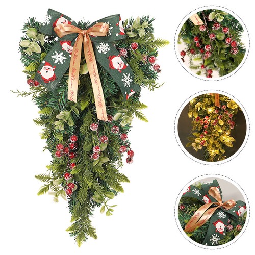 Christmas staircase bowknot - christmas,