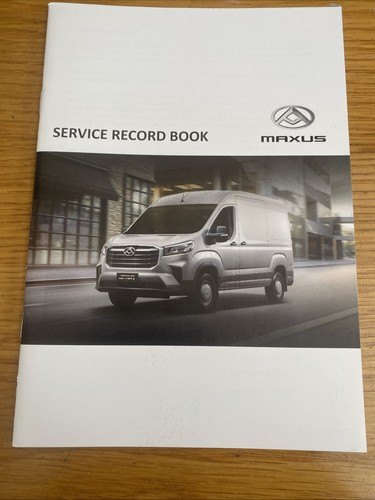 Maxus service book stamped - service,