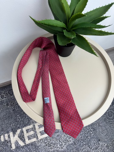 Vintage hermès paris red - paris, silk
