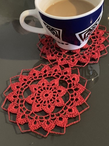 Vintage hand crochet lace - vintage,