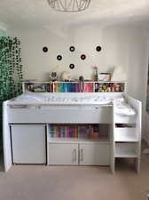 single cabin bed with storage