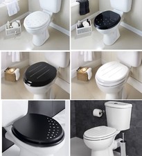 Diamante wooden toilet - diamante, seats
