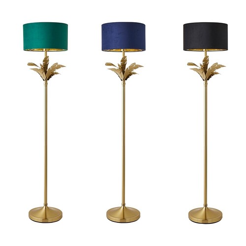 Christina gold palm leaf floor - gold,