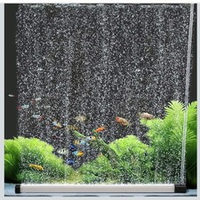 Aquarium Bubble Curtain Wall with Air Tubing for Freshwater Saltwater (35cm)