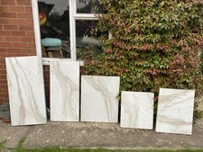 Five Separate Kitchen worktop off cuts  Laminate Marble Effect 