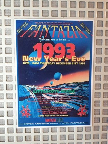 Flyer fridge magnet fantazia - flyer,