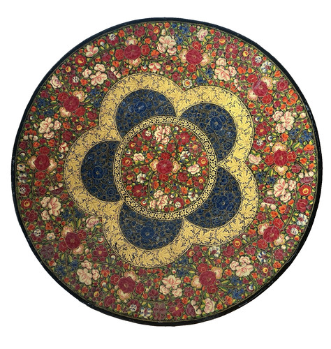 Kashmir india lacquer bowl - kashmir,