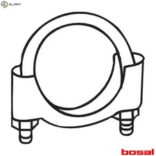 CLAMPING PIECE EXHAUST SYSTEM
