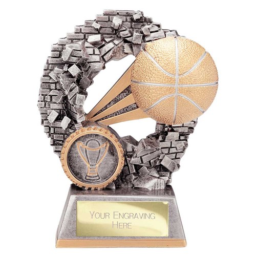 Basketball trophies blast out - trophies,