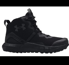 UNDER ARMOUR MENS Micro G® Valsetz 6" Zip Mid Tactical Boots 3023747-001 Size 10