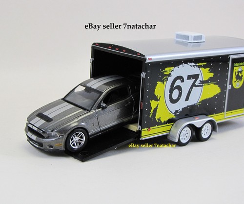 Enclosed car hauler trailer - car,
