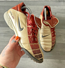 2003 Nike Total 90 T90 Astro Turf Boots Shoes Trainers Red UK 6.5 Football Red