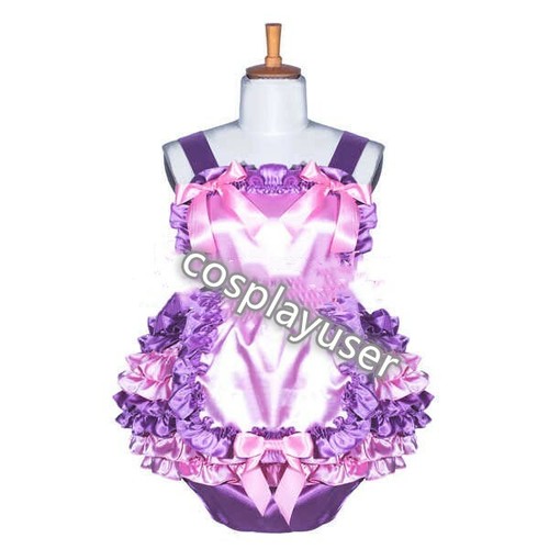 Sissy lilac pink satin - pink, maid