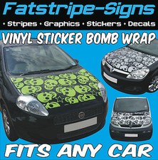 to fit TOYOTA AYGO COROLLA  STICKER BOMB BONNET WRAP GRAPHICS DECALS STICKERS