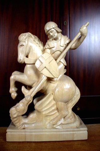 Antique hand carved wood - carved,