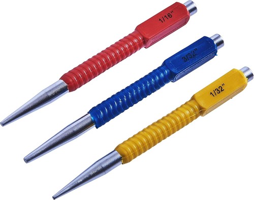 New nail punch - set, heavy