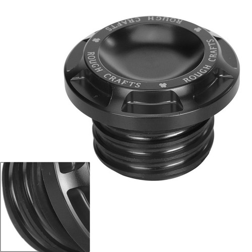 Black gas oil cap fuel - fuel, tank