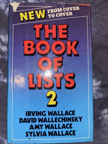 The book lists - of, irving