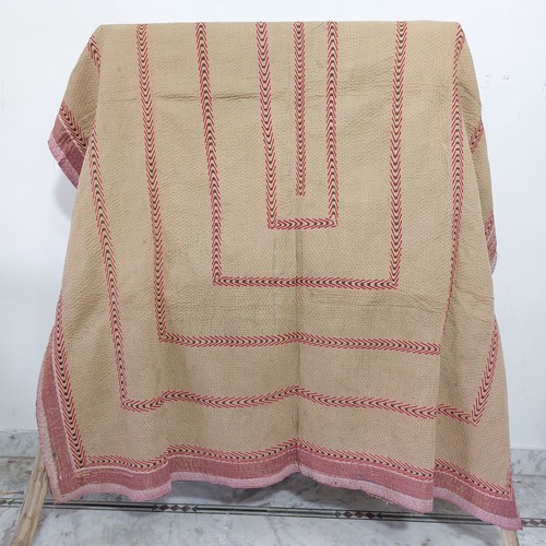 Handmade kantha quilt indian - kantha,