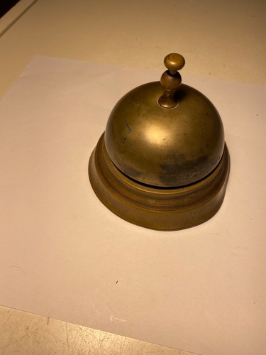 Antique desktop brass - antique, bell