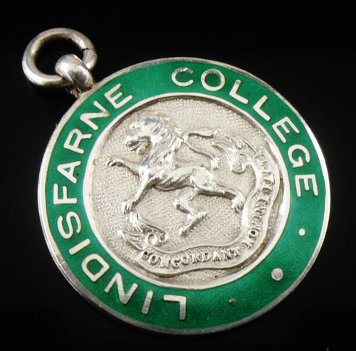 Sterling silver enamel - silver, pocket