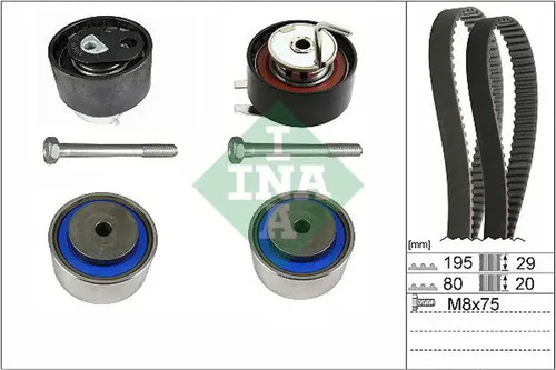 Timing belt kit 530 0766 - , 10