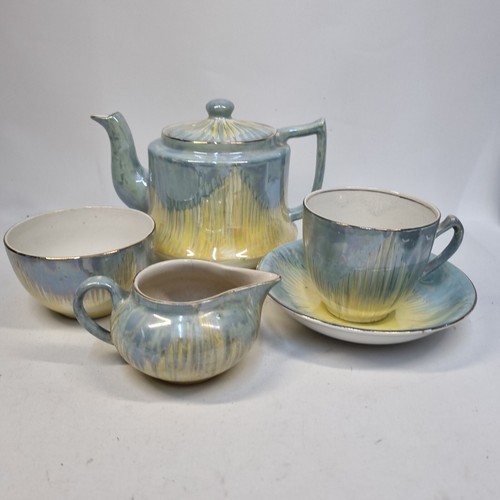 Vintage tea set - set, blue