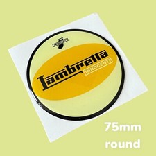 LAMBRETTA INNOCENTI CLASSIC RESIN DOMED BADGE SER 1,2,3 LI SX TV GP LD L VEGA IT