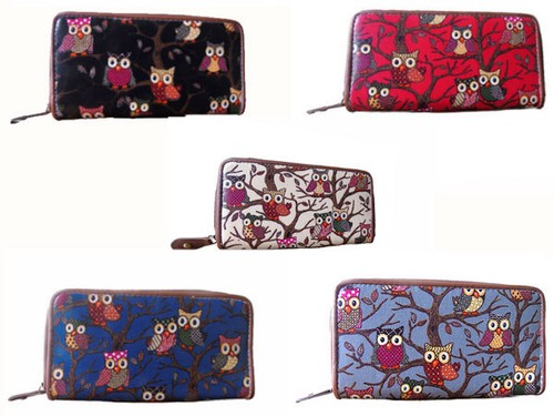 Girls ladies oilcloth owl - girls',
