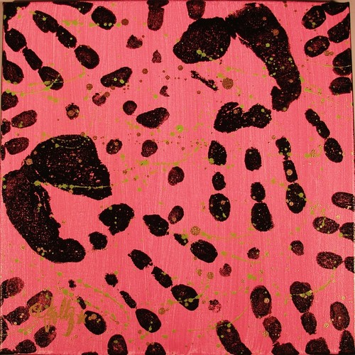 Modernist abstract canvas - modernist,