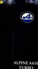 277673) Renault Alpine A 610 Turbo Brochure 07/1991
