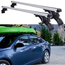 FOR BMW 1 SERIES 2007> ALUMINIUM ROOF RACK RAIL CROSS BARS HIGH STRENGTH 120CM