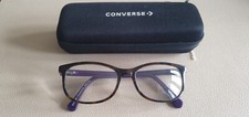 Converse 33 brown / purple glasses frames. With case.