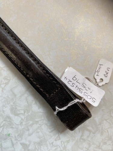 Browband plain raised pony - browband,