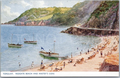 Torquay vintage postcard - torquay,